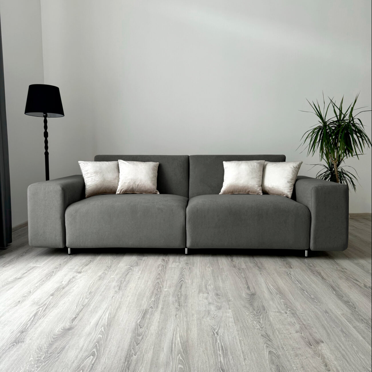 Купить в Москве современный диван от производителя со съёмными чехлами, блоком независимых пружин, надёжным металлическим каркасом с порошковой покраской